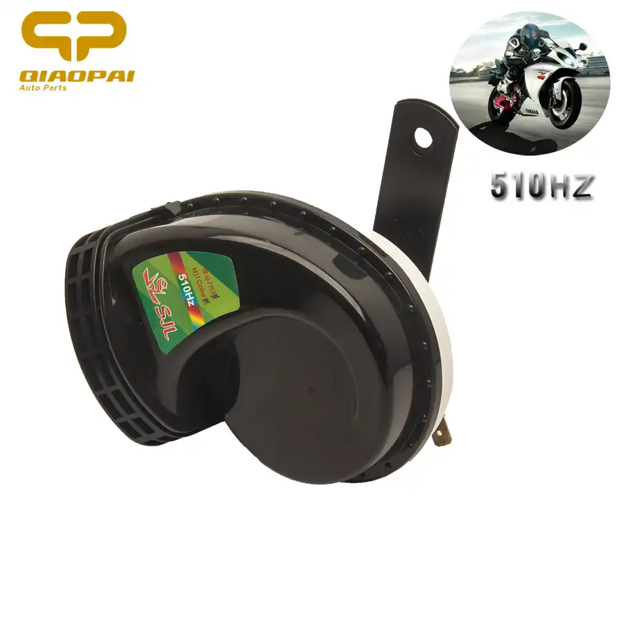 2PCS//LOT Motorcycle Horn Modified Single Tone 12v car Horn Treble Loud 510hz