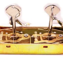 Прозрачный двойной сундук с флагштоком хранилище дверь ключ шкаф замок безопасный замок лезвия золото