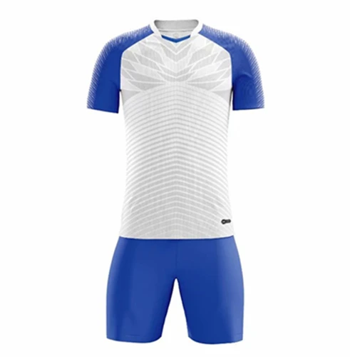 ZMSM детские футбольные майки для взрослых, комплект мужской детской футбольной формы, тренировочный костюм с коротким рукавом и v-образным вырезом, спортивная одежда с принтом MB8601 - Цвет: Белый