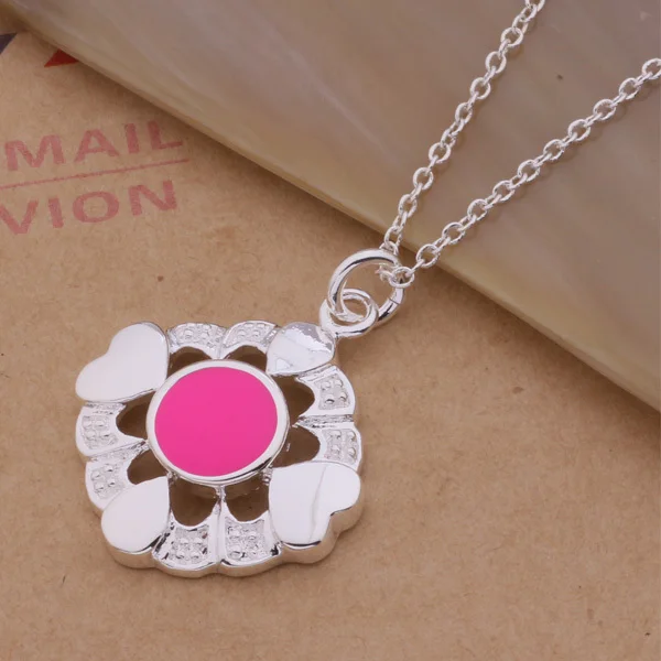 

wholesale High quality silver Fashion jewelry chains necklace pendant WN-195