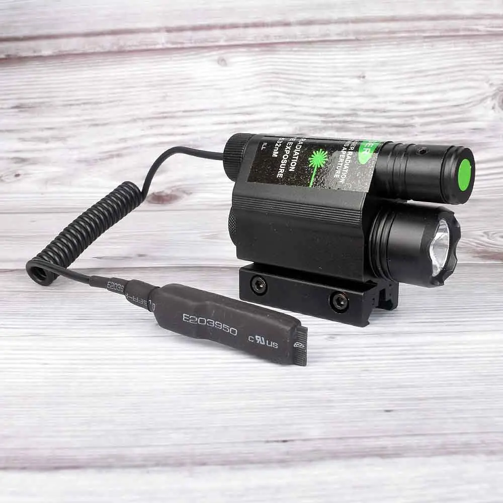 Тактический светодиодный фонарик зеленый/красный лазерный прицел для 20 мм Rail мини пистолет Glock фонарь для ружья lanterna Airsoft Light