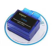 Free shipping newest Version Super OBD Diagnostic Scanner Tool ELM327 V2.1 Bluetooth OBDII Car Auto elm 327 OBD2