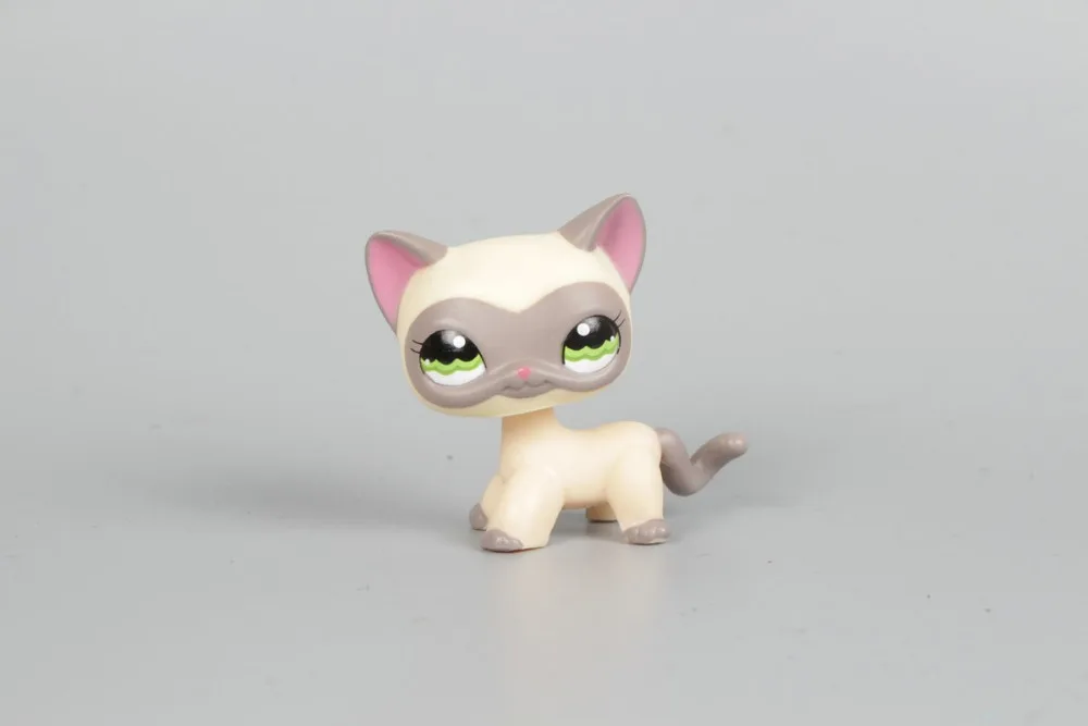 Pet shop Оригинальные Стоя Кошка #1116 по всему Миру В Масках Маска Серый LPS | Игрушки и