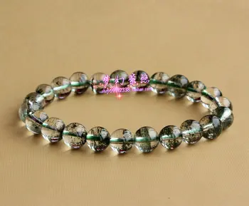 

Natural green ghost bracelet mantianxing bracelet tourmaline garnet