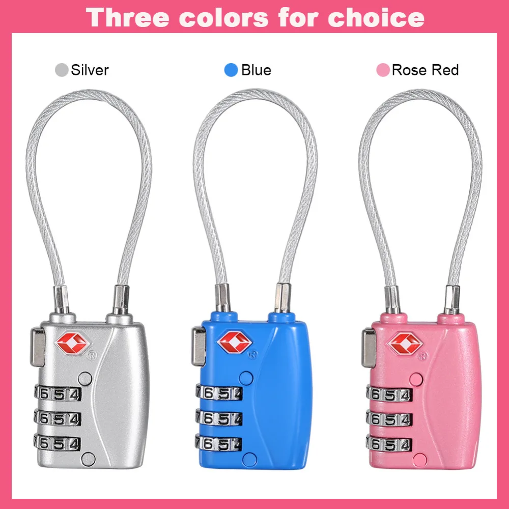 Buy 1pcs 3 Dial Digit Password Lock Travel Luggage