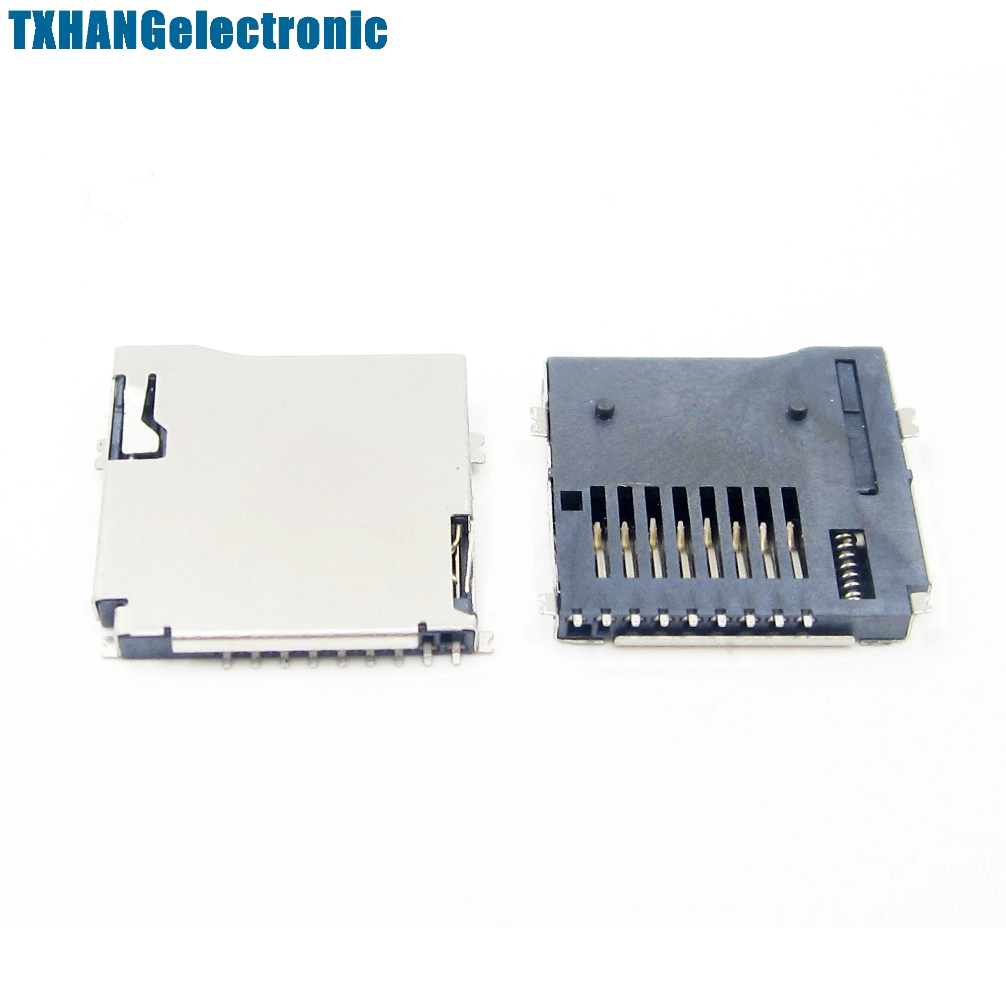 10 шт. TransFlash TF памяти Micro SD карты self-извлечения разъем переходник