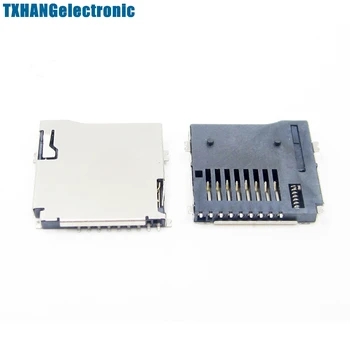 

10Pcs TransFlash TF Micro Memory SD Card Self-eject Socket Plug Adapter