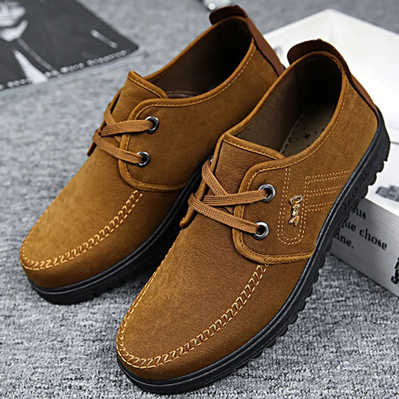 

Casual Sneakers Men Cheap Light sneakers 2019 Spring/autumn Fashion Sneakers Man's Flock Shoes Soft Vulcanize Shoes