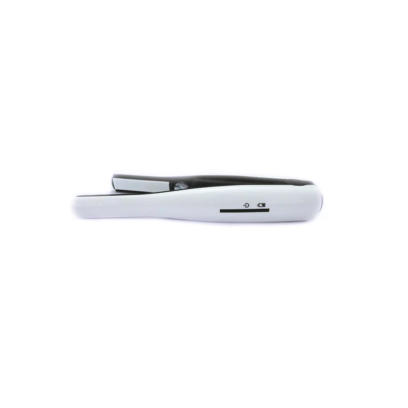 TINTON LIFE мини портативное зарядное устройство с USB выпрямитель для волос бигуди Быстрый Нагрев Керамические бигуди для завивки волос выпрямитель утюги - Цвет: Белый