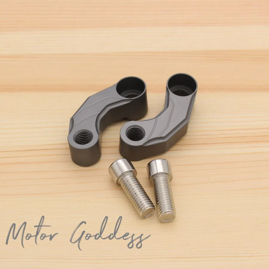 

For BMW R1200GS Motorcycle Mirrors Riser Extension Brackets Adapter fit for BMW R1200GS LC/ R1200 GS LC Adventure 2013-2016 2015