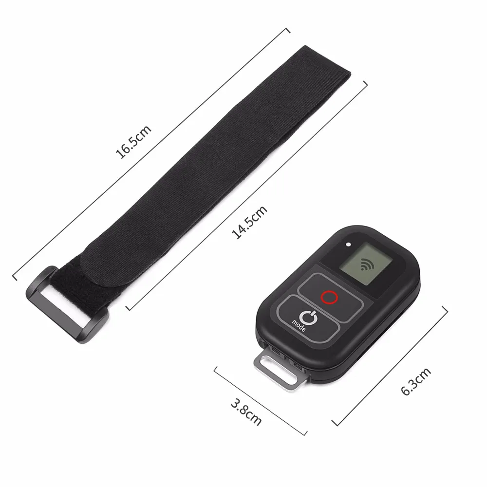 SHOOT para GoPro 8 WiFi Control remoto con Cable cargador correa de muñeca a prueba de agua remoto para GoPro Hero 7 6 5 negro 4 3 accesorio - 4