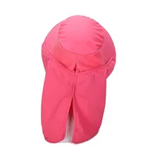Musim Panas Wanita Matahari Topi Yang Dapat Dilepas Leher Wajah Flap Petani Perlindungan Sinar UV Topi untuk Outdoor Memancing FDC99(China)