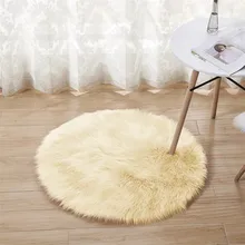 Шерсть имитация ковры из овчины из искусственного меха нескользящие для спальни, ворсистый мех ковер для детской комнаты длинные плюшевые ковры для спальни ворсистая зона A1