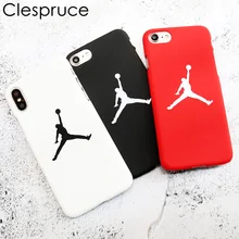 Clespruce Fashion flyman Michael Jordan PC case for Apple iphone X 8 6 6s 7 plus