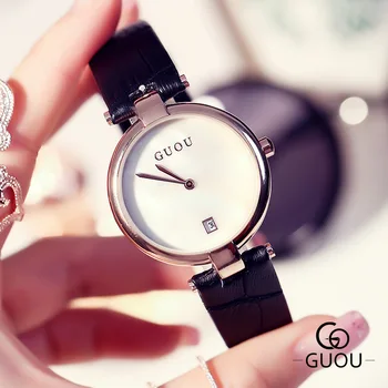 

GUOU Brand Luxury Women Watches 2019 Ladies Girl Wristwatch Casual Quartz Datejust Watch Relogio Feminino Female Hodinky Saat
