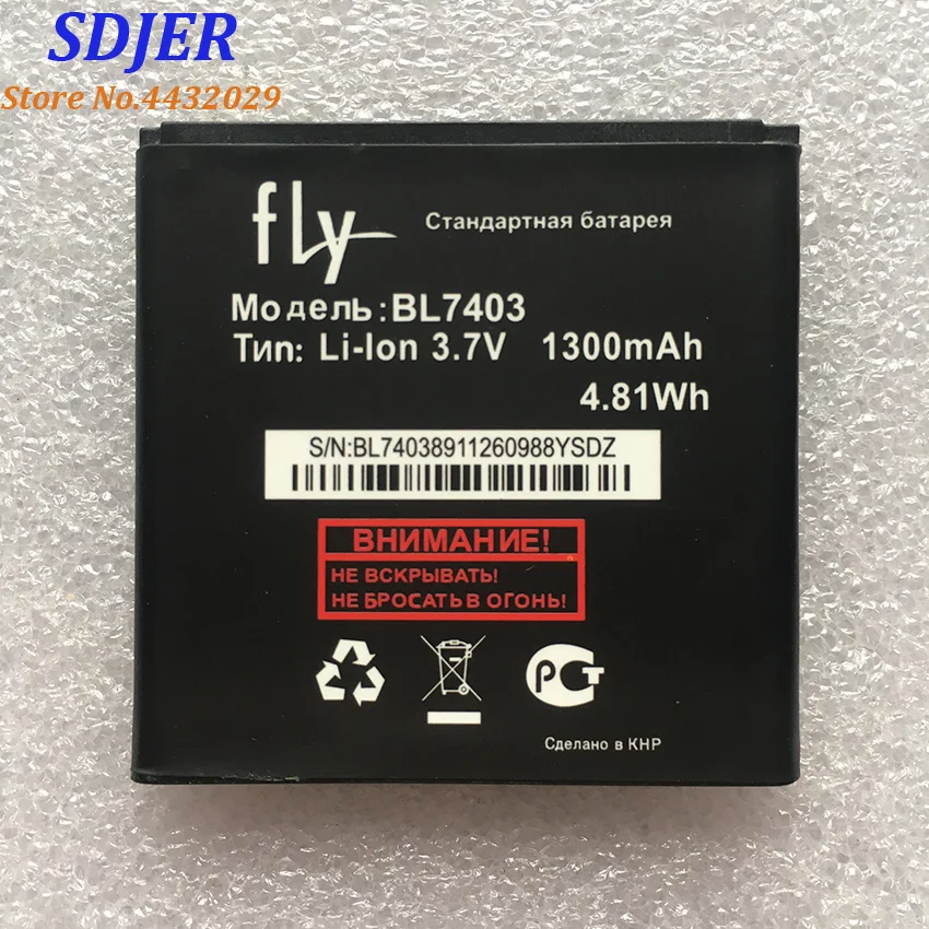 High Quality For FLY BL7403 New Mobile Phone Lithium Original 1300mAh Battery Replacement Parts | Мобильные телефоны и