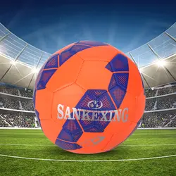 Мяч для футбола Размер 5 искусственная кожа оранжевый футбол Pro прочные игрушки для улицы Подарок Спортивные товары Кубок мира выделенный
