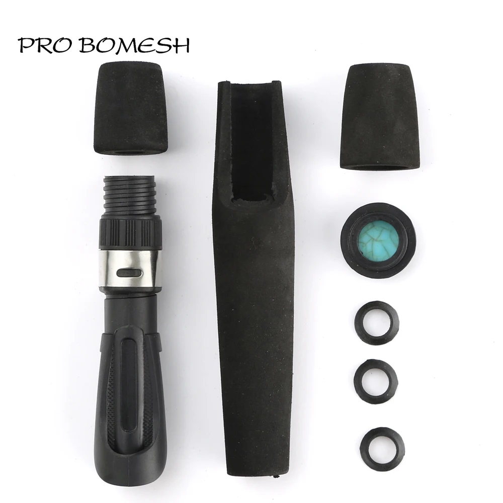 

Pro Bomesh 1 Set EVA Spinning Rod Handle Kit 16# Reel Seat Spinning Rod DIY Component For Rod Repair Accessory Custom Rod Build