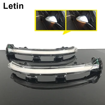 

Letin For VW GTI R Sportsvan Touran Golf 7 MK7 7.5 Side Mirror indicator Dynamic Sequential Flow LED Turn Signal Light