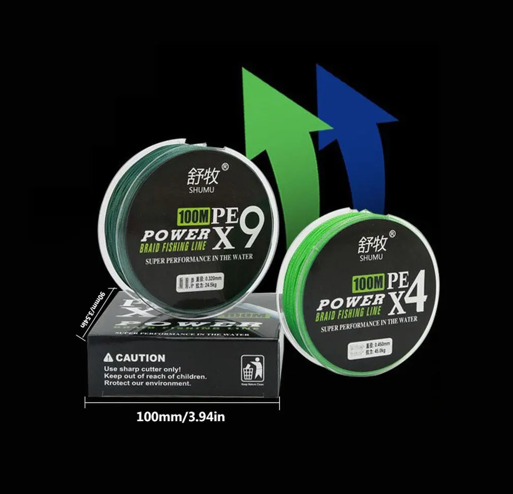 Прочная леска для рыбы в виде лошади 4 плетеные линии супер сильная сила