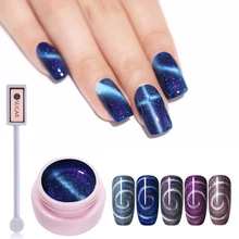 UR SUGAR 5ml Magnetic Cat Eye UV Gel Nail Polish Magnet Laser Nail Art Varnish Jade Effect Soak Off UV Gel Nail Art Lacquer ur sugar 7 5ml holographic cat eye gel soak off 3d magnetic uv gel polish shell gel nail luxuriant varnish nail art lacquer