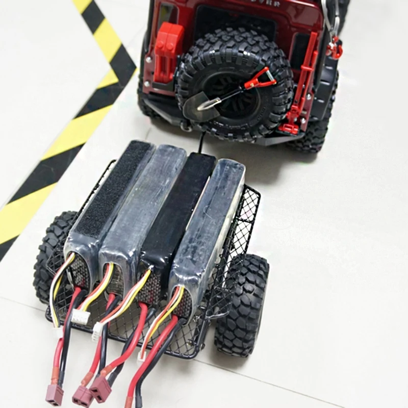 Металлический прицеп ведро Rc автомобиль Прицеп Diy для Trx4 Trx-4 1/10 D90 Scx10 Cc01 Diy