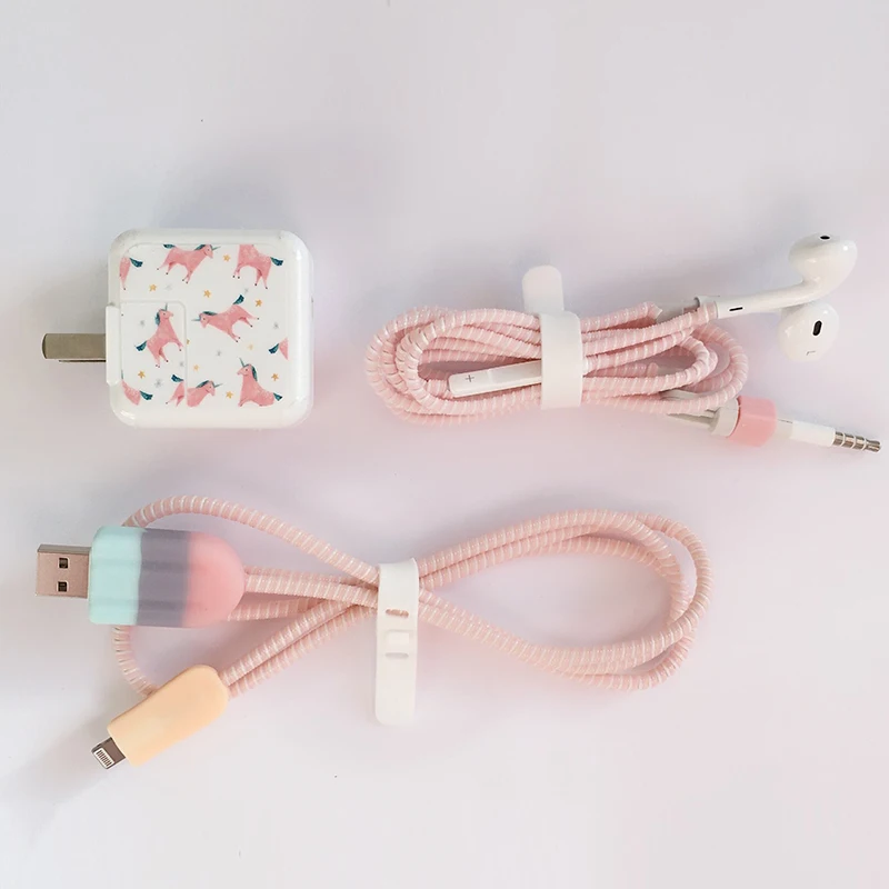 2018 новый кабель для сматывания данных с героями мультфильмов USB передачи набор