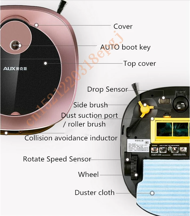 220 В AUX бытовой робот умный электрический пылесос автоматический с перезаряжаемые функция и таймер