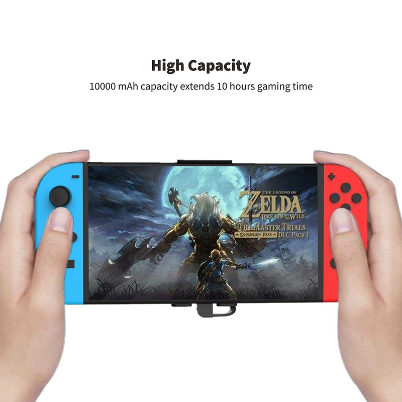 Внешний аккумулятор 10000 мА/ч для nintendo Switch Console, внешняя батарея для nintendo Switch, быстрое зарядное устройство для iPhone, Android, iPad