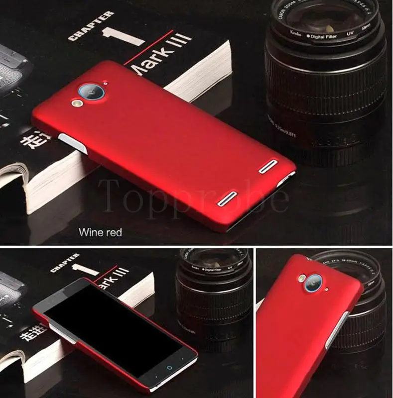 

Colorful matte cell Phone cases for ZTE Red Bull v5 5" Matte Quicksand Hard cover 6th color with 1pcs screen film fast shipping