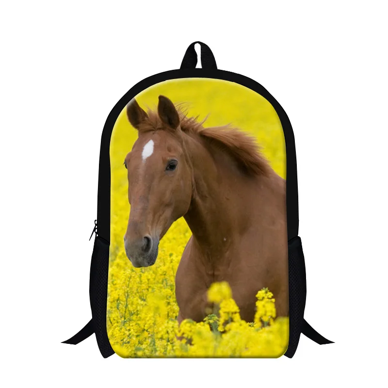 Dispalang Animal Horse Backpacks for Children Printed School Bags for