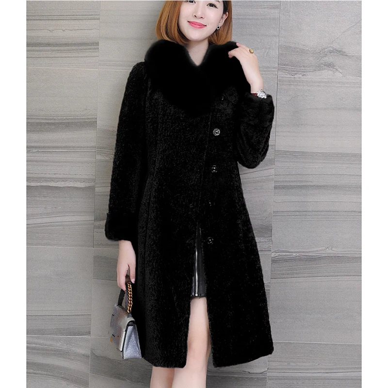 Winter Large size High quality Women Fur coat 2018 New Fashion Comfortable Fox fur Mink Fur Women Real Fur M-XXXXL LH32