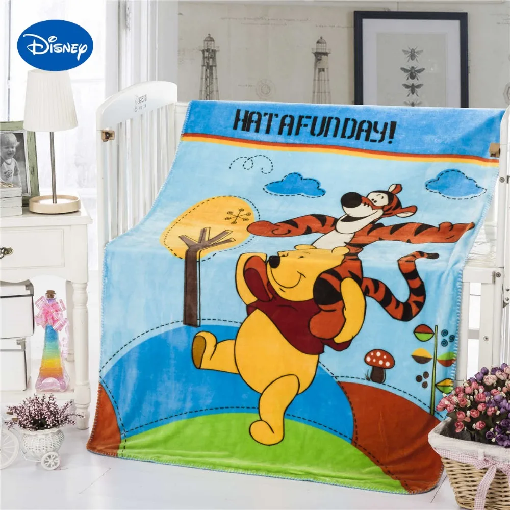 Aliexpress Com Winnie The Pooh Tigger Printed Flannel Blanket
