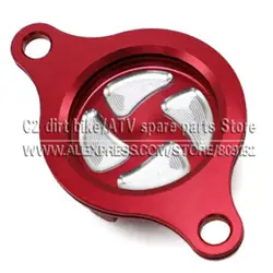 CNC масляного фильтра пылесоса Крышка для HONDA CRF 450R CRF450R 09-16 offroad мотоботы Бесплатная доставка