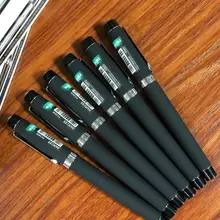 Офисная школьная гелевая чернильная ручка 0,5 тусклый лак чернильное перо черный