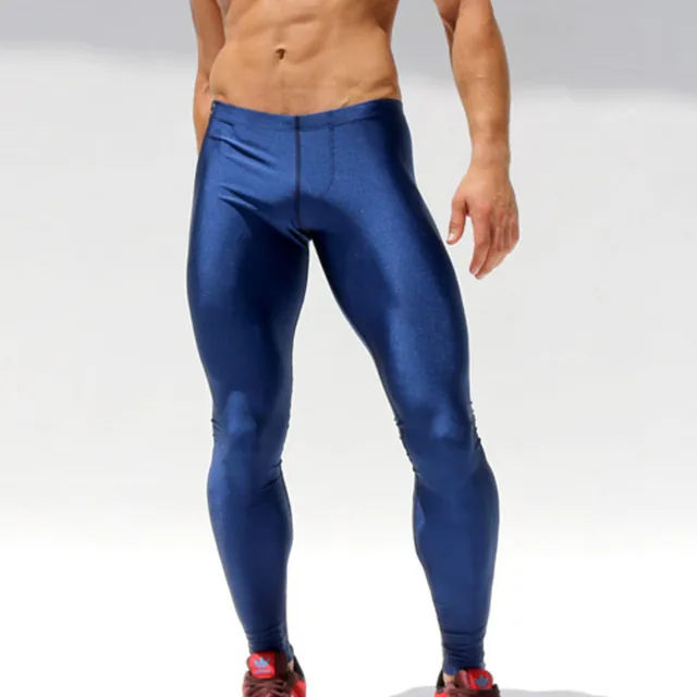 Buy Solid Mens Leggings Running Tights Men Compression