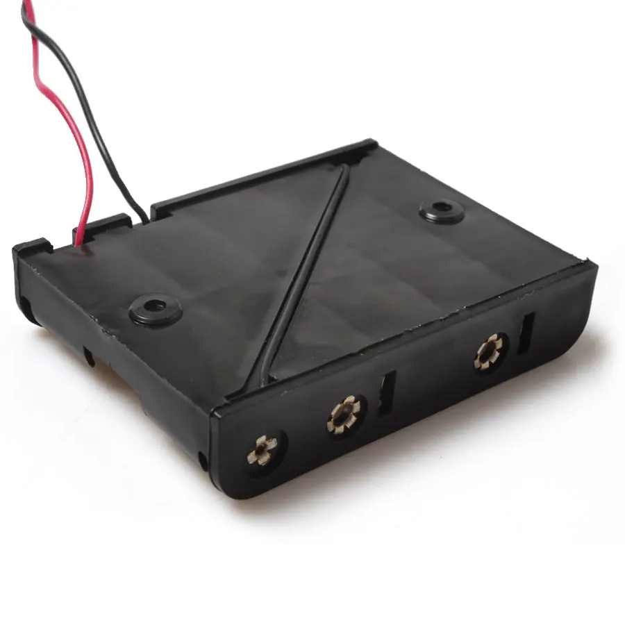 100 шт./лот 5 * Scatola в Batteria AA бок о батарейный блок пластиковый корпус отсек для