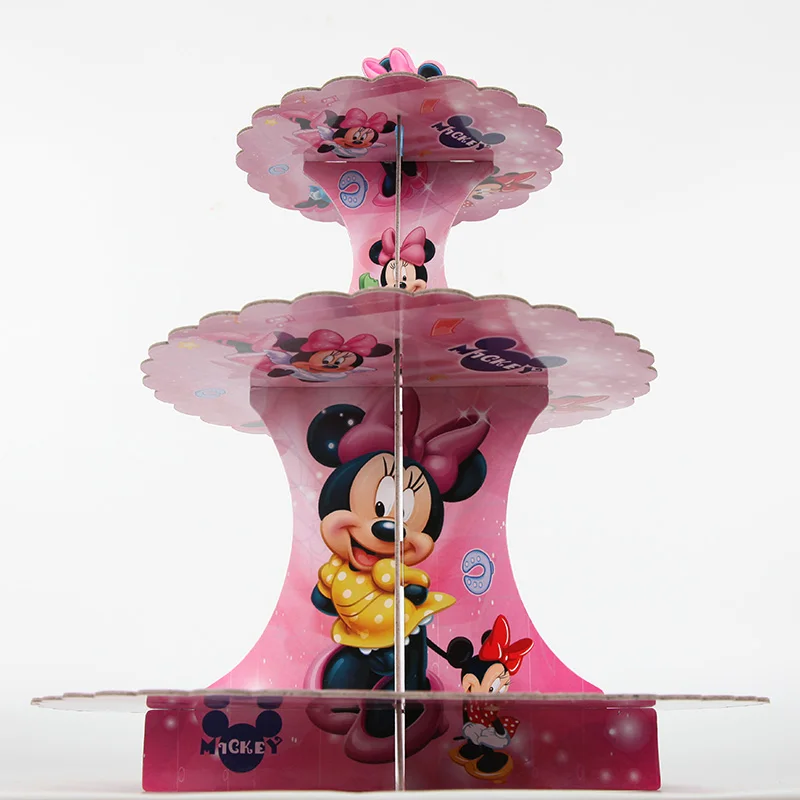 Подставка для десерта и кексов Minnie Mouse подставка хранения конфет 3 уровня|Товары