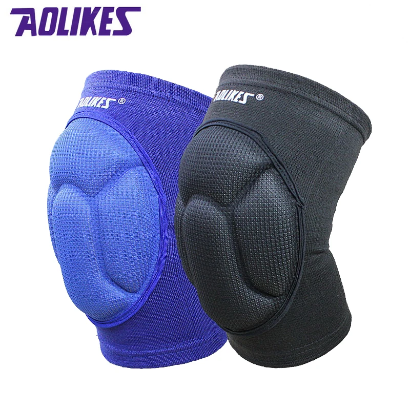 

AOLIKES 1 pair Sponge knee pads for dancing basketball volleyball rodilleras sliders patella guard protetor support kneepad