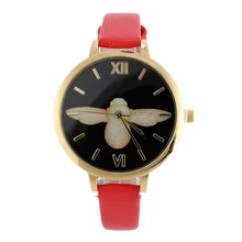Fashion Leather Watch Relogio Feminino Big Bee Watches Women Quartz Wrist Watch Clock Sport Waterprooof Student Watch Gifts
