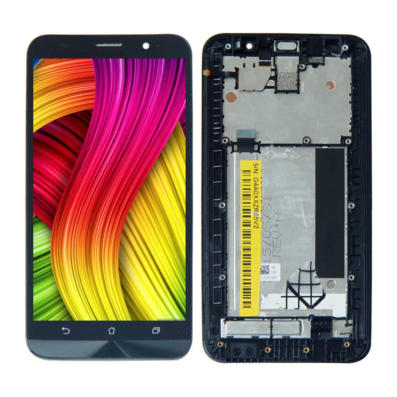 

For Asus Z00AD Zenfone 2 ZE551ML LCD Display Panel Touch Screen Digitizer Sensor Assembly + Frame 1920*1080 Free Tools