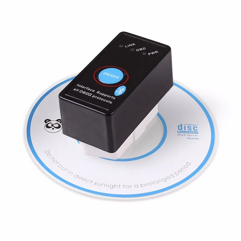 Мини OBD2 ELM327 Переключатель ВКЛ/ВЫКЛ с PIC18F25K80 комплектующие микросхемы V1.5 ELM 327 Bluetooth Android Windows диагностический инструмент