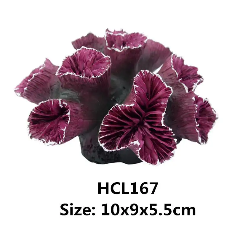 purple red 12 видов стилей, Искусственный аквариум, коралл, украшение для аквариума, украшение для аквариума, коралловый риф - Цвет: purple red