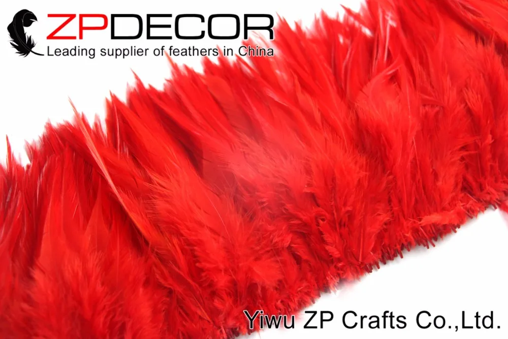 Новинка! Zpdecor 700-800 шт 4-6 дюймов окрашенные красные подвешенные перья для украшения фиалка "петушиные перья" для украшения костюма