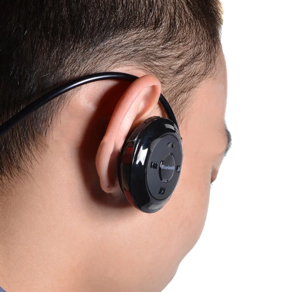 

Mini-503 Bluetooth V2.1+ EDR Stereo Behind-the-Neck Headset Wireless Type Headset Stereo Earphone Music player 2019 Fashion