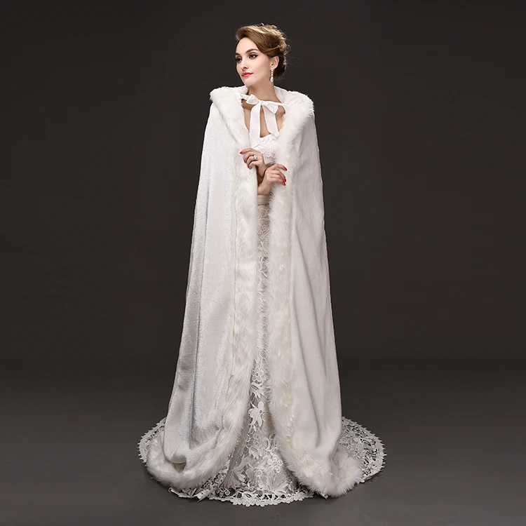 

Top Sale 150cm length Georgian Gothic Period Dress White Woolen WinterTheatre Clothing
