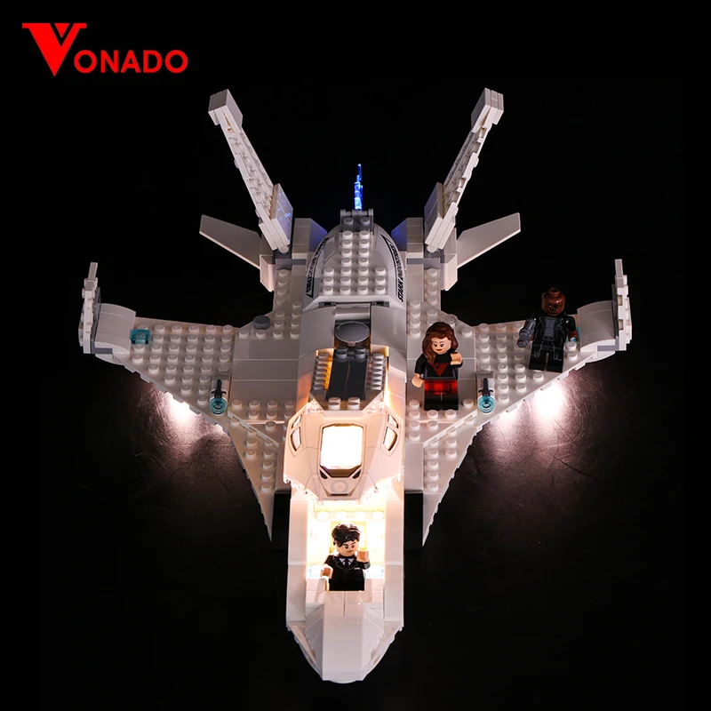 

Vonado Compatible LEGO 76130 Lighting Blocks Superhero Series Iron Man Fighter Drone Attack Block Toys For Children In Toys