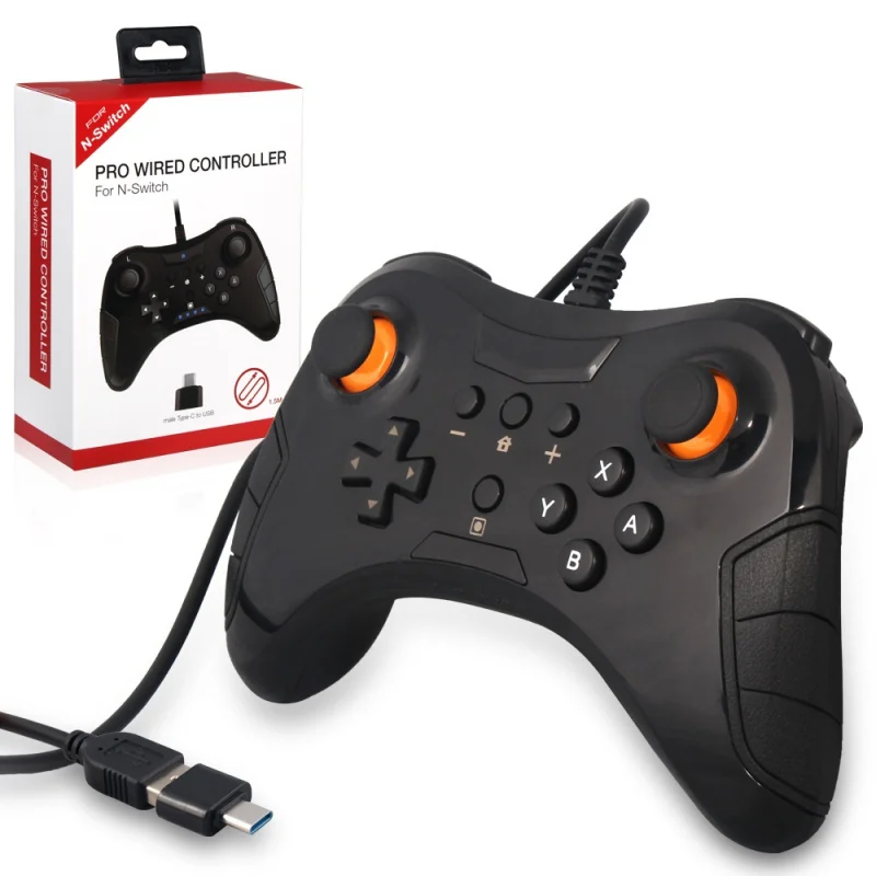 Проводной игровой контроллер для коммутатора Pro контроллер управления движением геймпад с Тип-c конвертер для Android телефон/Tablet