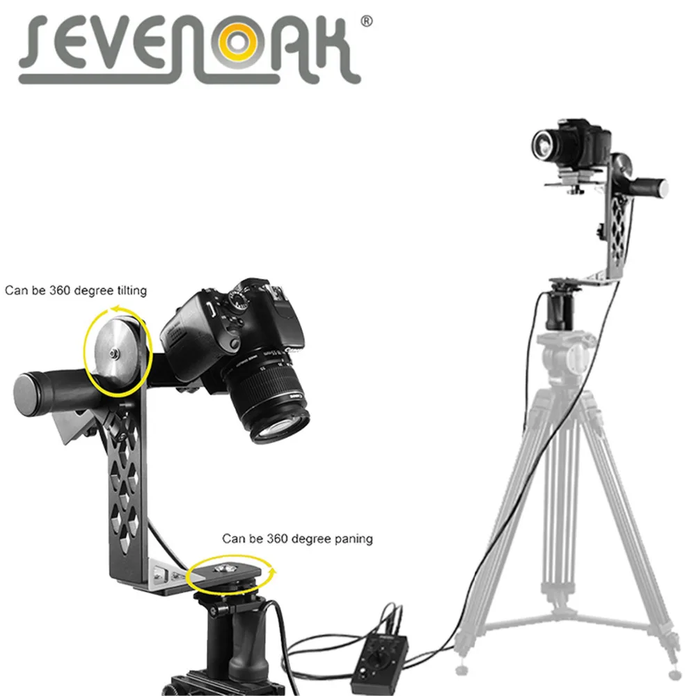

Sevenoak SK-ECH03 Camera Motorized Pan and Tilt head for Canon Nikon Sony DSLR Cameras