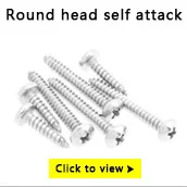 50Pcs M3M4M5 mm 304 Stainless Steel Flat Head Machine Screw Mushroom Head Cross Screw Umbrella Head*8/10/12